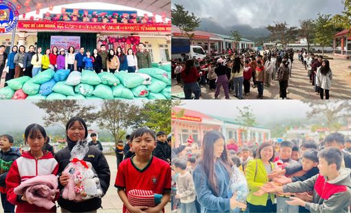 Hành trình thiện nguyện Trường Tiểu học Trung Hòa – Hà Nội “Xuân yêu thương – Tết nghĩa tình” đến xã Pà Cò