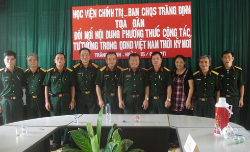 BỒI DƯỠNG LÝ TƯỞNG CÁCH MẠNG CHO HỌC VIÊN Ở CÁC NHÀ TRƯỜNG QUÂN SỰ TRƯỚC TÁC ĐỘNG CỦA KHÔNG GIAN MẠNG HIỆN NAY