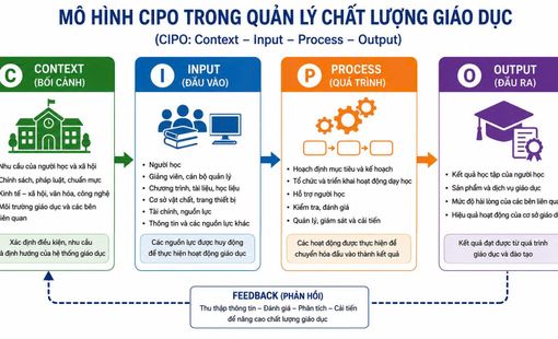 VẬN DỤNG MÔ HÌNH CIPO TRONG QUẢN LÝ ĐÀO TẠO THEO TIẾP CẬN NĂNG LỰC Ở CÁC TRƯỜNG ĐẠI HỌC HIỆN NAY