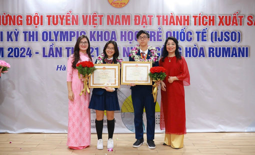 Đôi bạn cùng tiến chưa vào lớp 12 đã đạt điểm xét tuyển tuyệt đối 100/100 theo quy chế xét tuyển tài năng của Đại học Bách khoa Hà Nội