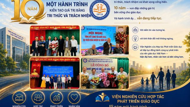 Viện nghiên cứu hợp tác phát triển giáo dục Kỷ niệm 10 năm – Một hành trình kiến tạo giá trị “2016 – 2026”