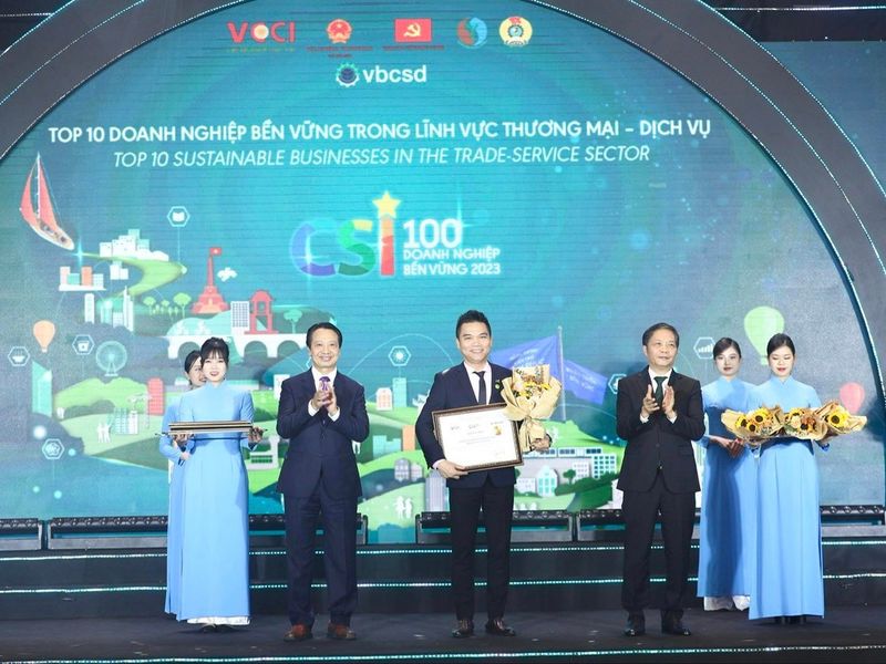 Herbalife Việt Nam nhận giải thưởng Top 10 doanh nghiệp bền vững trong lĩnh vực Thương mại – Dịch vụ