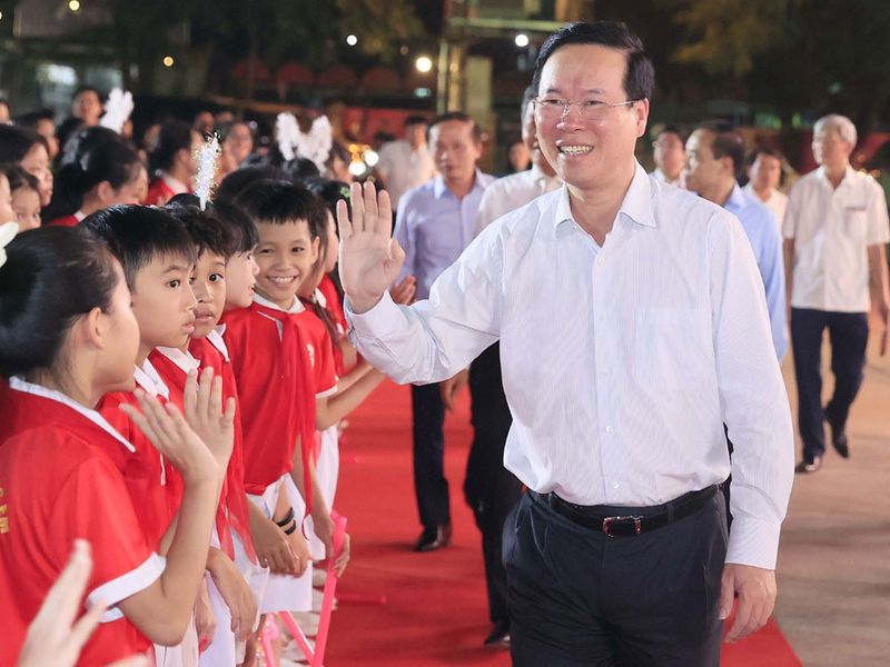 Chủ tịch nước Võ Văn Thưởng gửi thư cho thiếu niên, nhi đồng nhân dịp Tết Trung thu