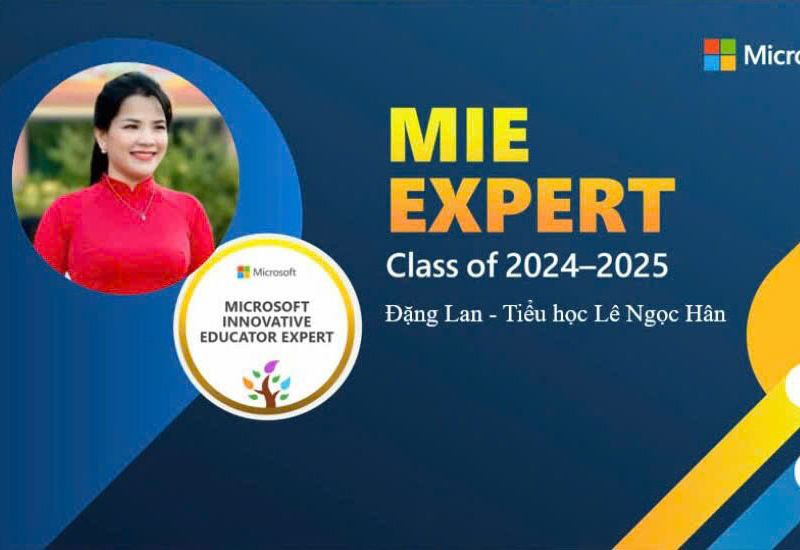 Lào Cai: Trường Tiểu học Lê Ngọc Hân (TP. Lào Cai) có 3 giáo viên được công nhận là Chuyên gia giáo dục sáng tạo Microsoft
