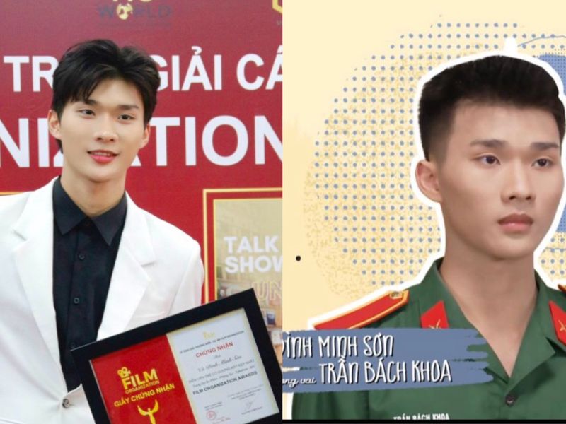 Diễn viên Vũ Đình Minh Sơn nổi bật trong vai Nam Chính tại phim truyền hình QPVN