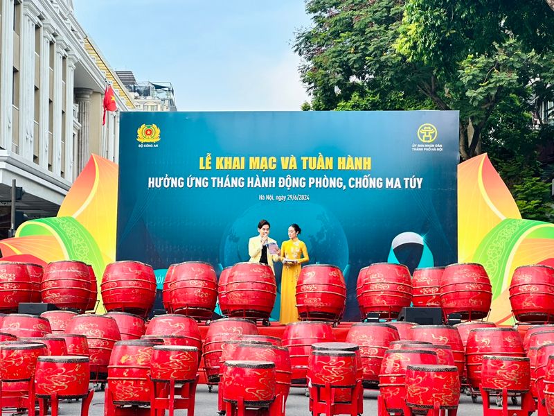 LỄ KHAI MẠC & TUẦN HÀNH “CHUNG MỘT QUYẾT TÂM – VÌ CỘNG ĐỒNG KHÔNG MA TÚY”
