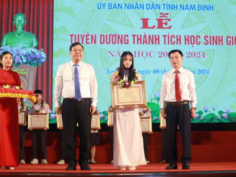 Nam Định Đạt 84 Giải tại Kỳ Thi Học Sinh Giỏi Quốc Gia Cấp THPT