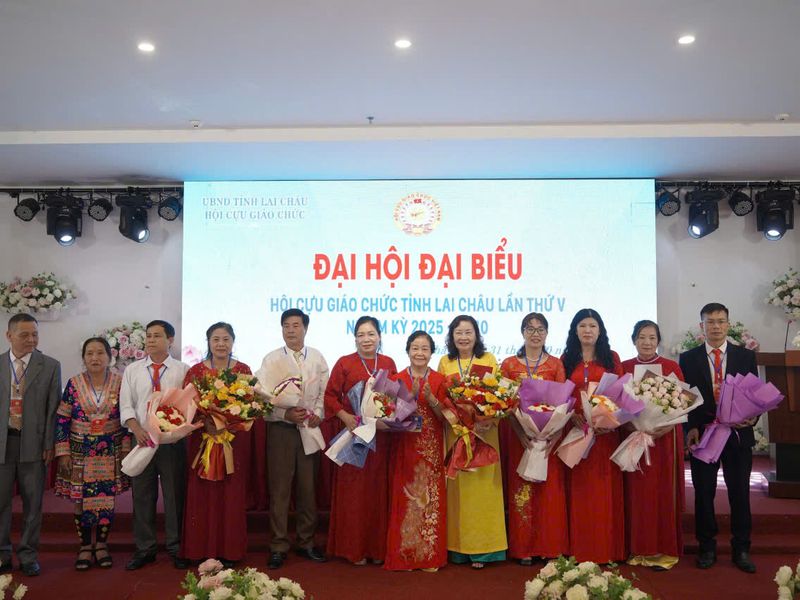 Đại hội Hội Cựu giáo chức tỉnh Lai Châu lần thứ V, nhiệm kỳ 2025 – 2030 thành công tốt đẹp