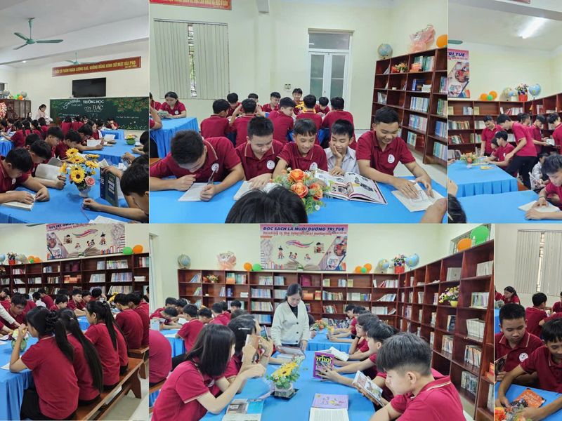 Ninh Bình: Thư viện nhà trường THCS Yên Lâm "Không gian văn hóa, mở lối tri thức cho học sinh vùng nông thôn"