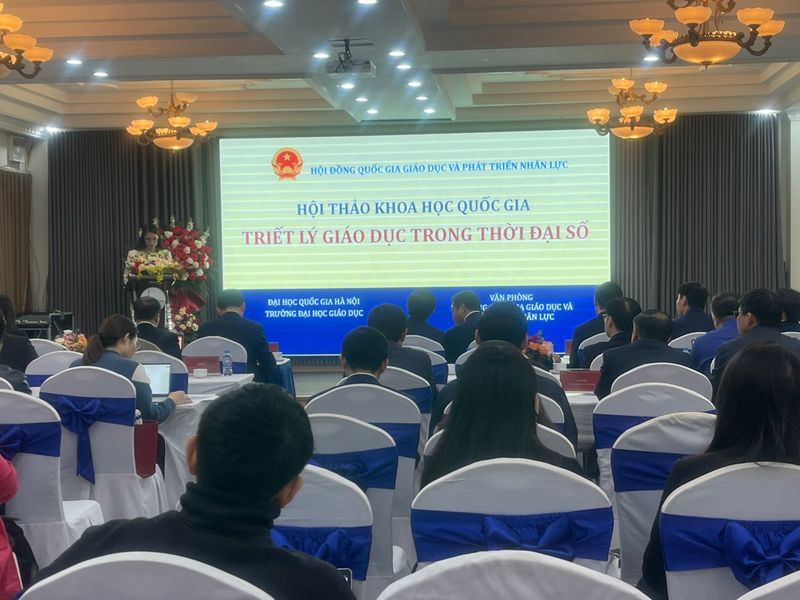 HỘI THẢO “TRIẾT LÝ GIÁO DỤC TRONG THỜI ĐẠI SỐ”: ĐỊNH HÌNH TƯ DUY GIÁO DỤC MỚI CHO VIỆT NAM