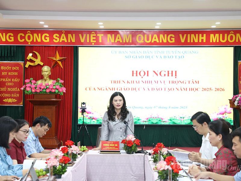 Ngành Giáo dục và Đào tạo Tuyên Quang triển khai nhiệm vụ năm học 2025 – 2026