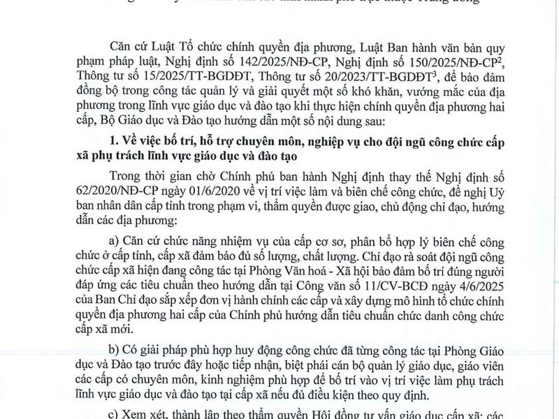 Giải quyết khĩ khăn, vướng mắc trong giáo dục khi thực hiện mơ hình chính quyền địa phương hai cấp