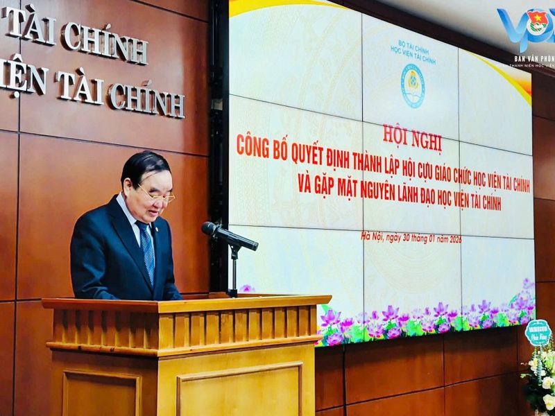 Học viện Tài chính công bố Quyết định thành lập Hội Cựu giáo chức Học viện Tài chính