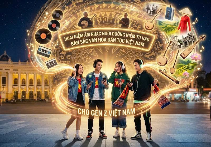 KHAI THÁC YẾU TỐ HOÀI NIỆM TRONG ÂM NHẠC NHẰM GIÁO DỤC VÀ NUÔI DƯỠNG NIỀM TỰ HÀO BẢN SẮC VĂN HÓA DÂN TỘC CHO SINH VIÊN, GEN Z VIỆT NAM